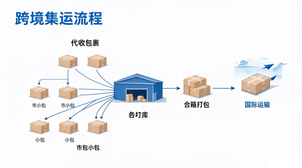 跨境集运流程