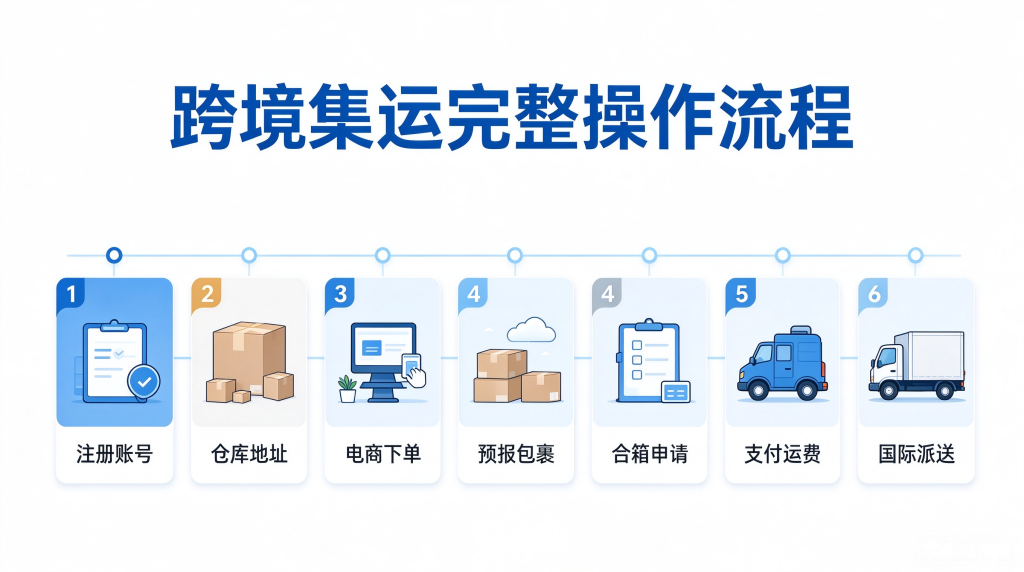 跨境集运完整操作流程