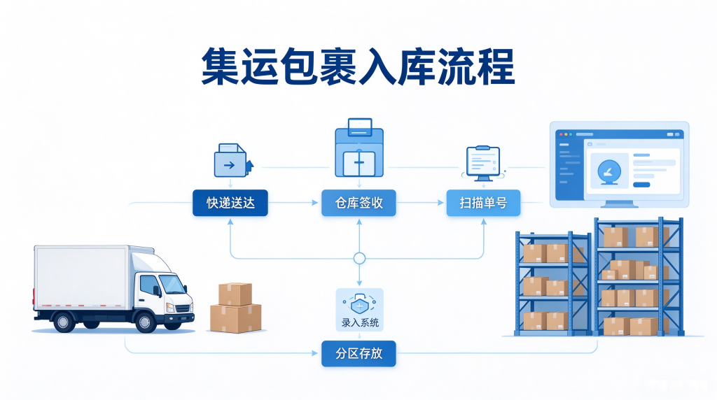 集运包裹入库流程