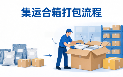 集运合箱打包操作流程，从提交申请到打包出库