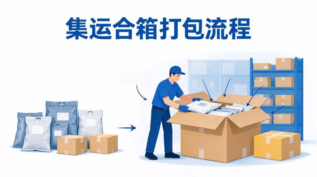 集运合箱打包流程