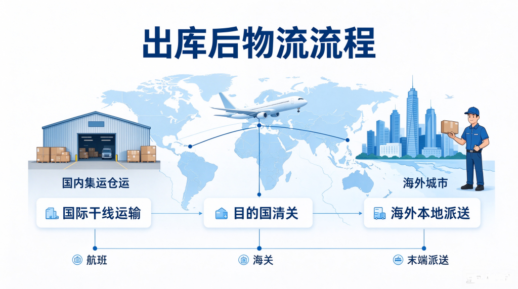 出库后物流流程