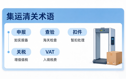 集运清关相关术语：申报、查验、扣件、VAT 集运名词讲解