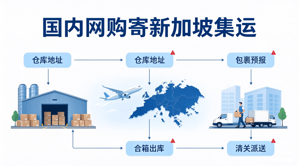 国内网购寄新加坡集运