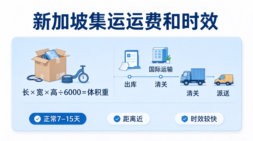 新加坡集运运费和时效