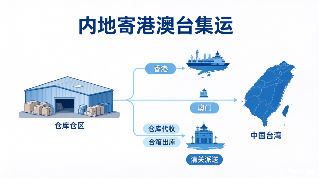 内地寄港澳台集运