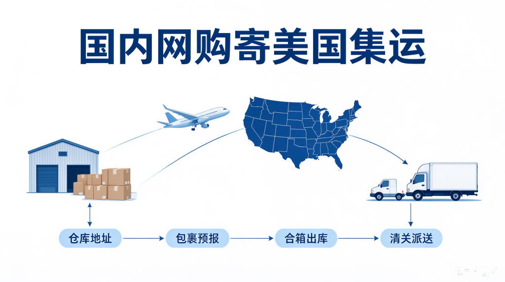 国内网购寄美国集运