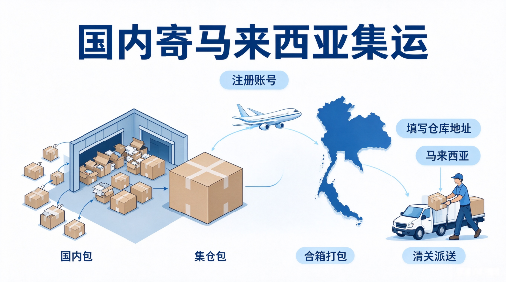 国内包裹集运寄马来西亚流程