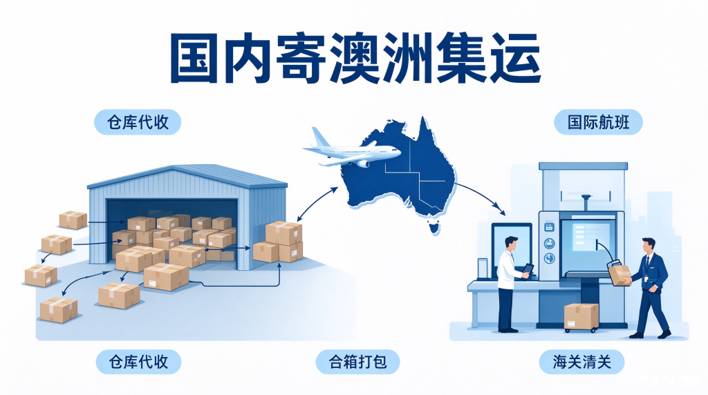 国内包裹集运寄澳洲流程