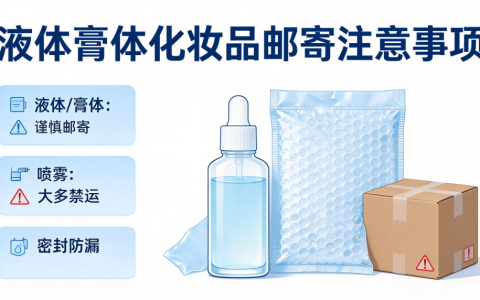 集运液体化妆品邮寄注意事项｜膏体、粉末、喷雾限制