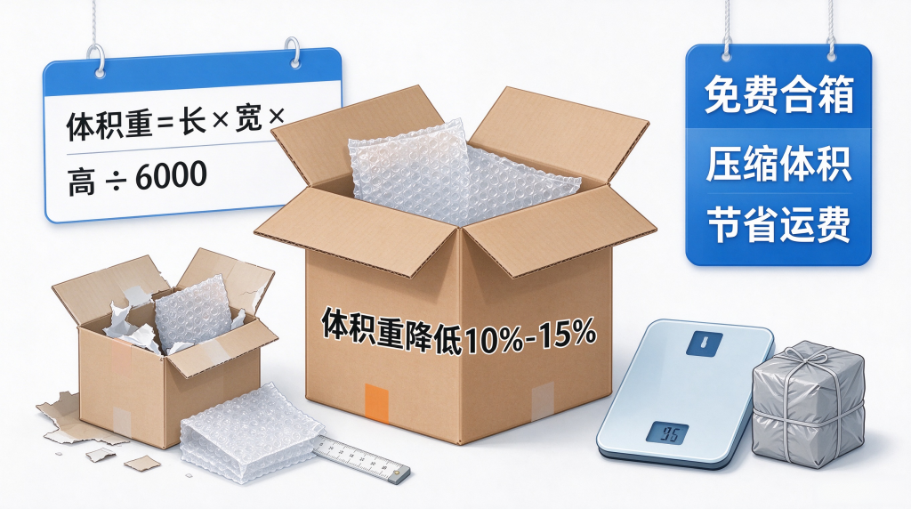 旺季集运体积重计费提醒