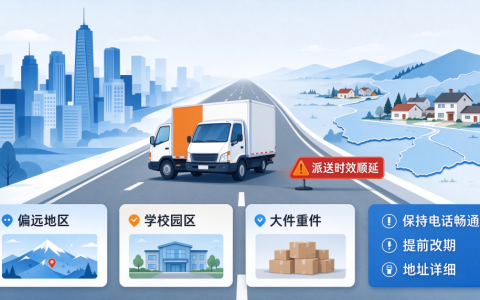 年末集运末端派送延误预警，偏远地区时效顺延