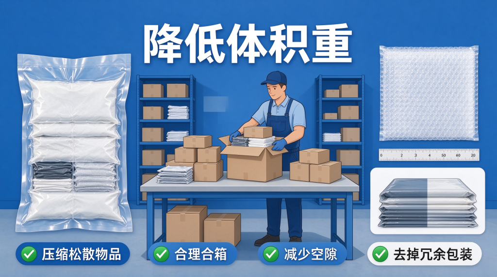 如何降低体积重 实用打包技巧