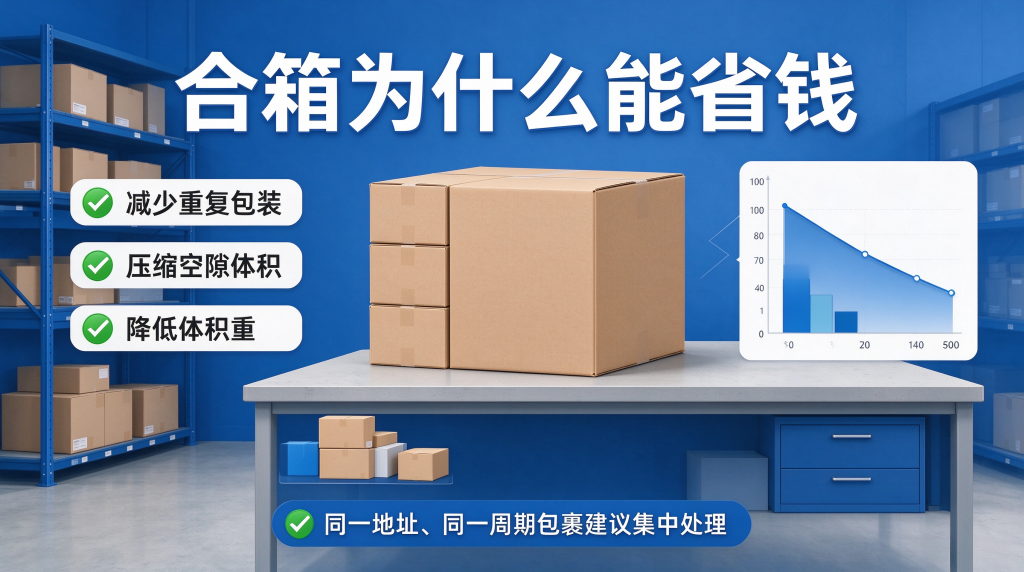 合箱为什么能省钱 把多余体积降下来