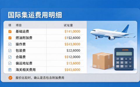 国际集运费用由哪些部分组成？
