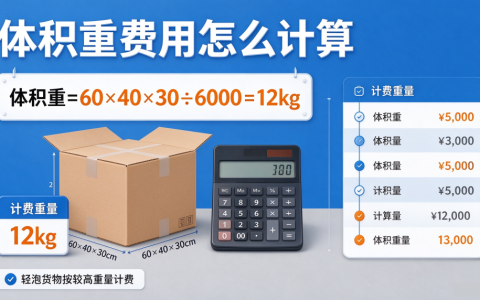 体积重费用是怎么计算的？