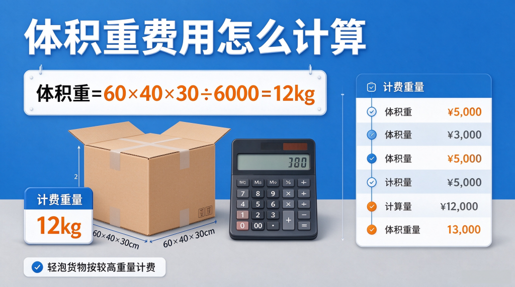 体积重费用是怎么计算的