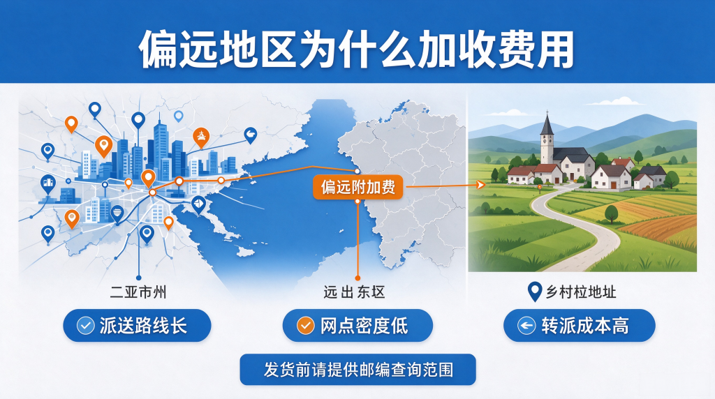 偏远地区为什么会加收费用