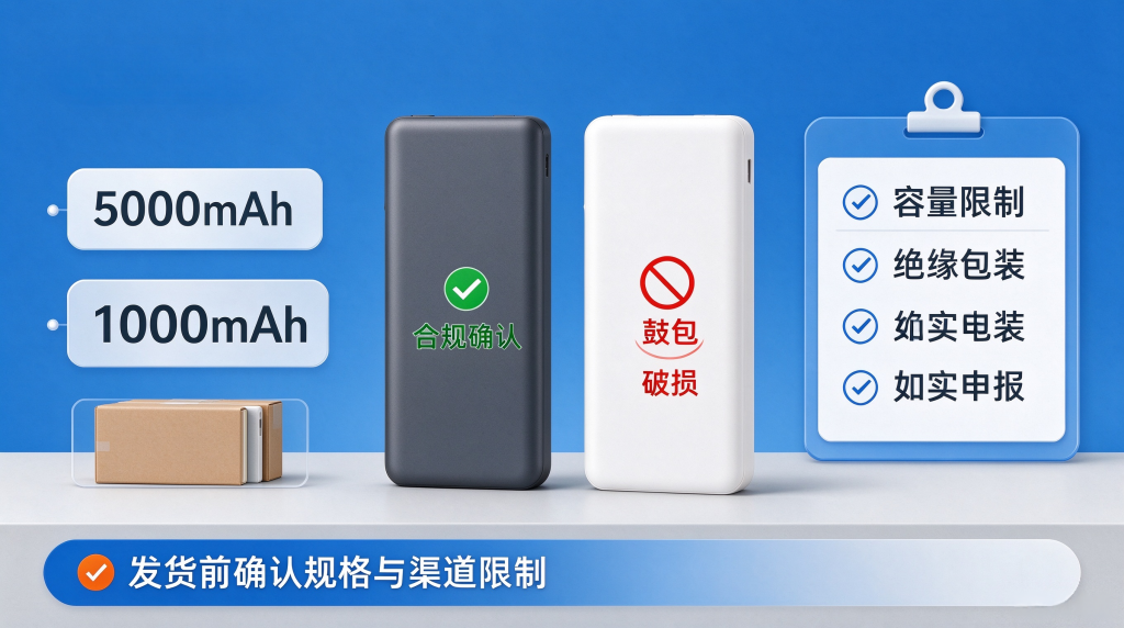 充电宝移动电源可以寄国外吗