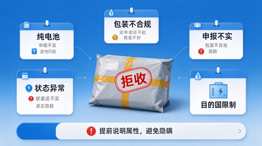 带电产品常见拒收原因有哪些