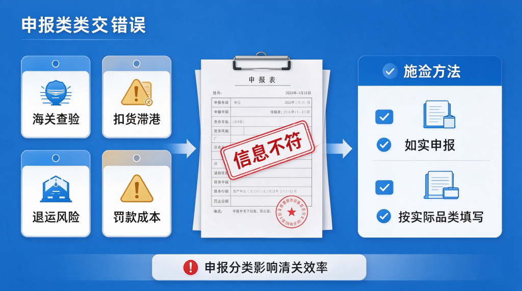 申报品类填错了有什么影响