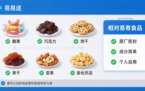 哪些食品相对容易邮寄？