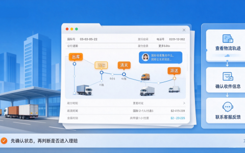 国际集运丢件后，应该先做什么？