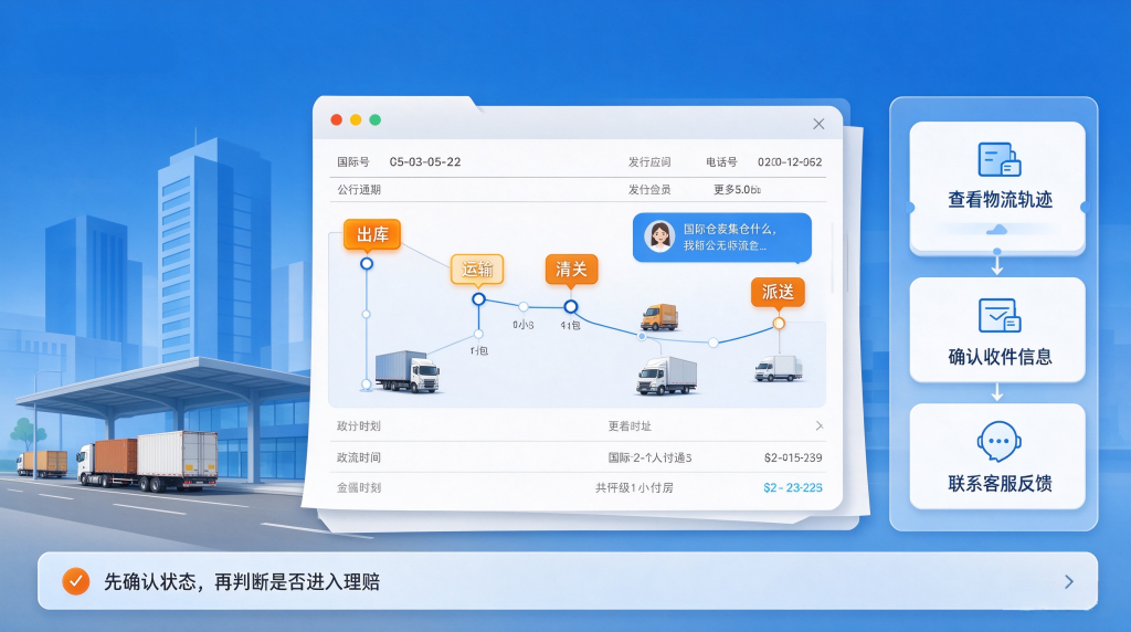 国际集运丢件后 应该先做什么