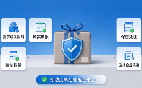 如何减少扣货和退运风险？
