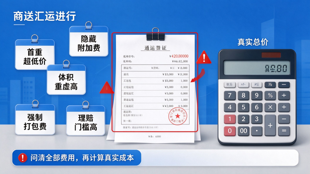 集运报价里有哪些常见坑